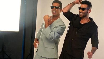 عمرو وأحمد سعد في إطلالة جديدة من كواليس برنامج «بيت السعد»