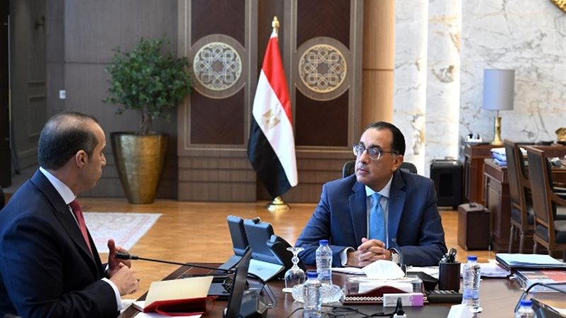 الدكتور مصطفى مدبولي والمستشار محمود فوزي