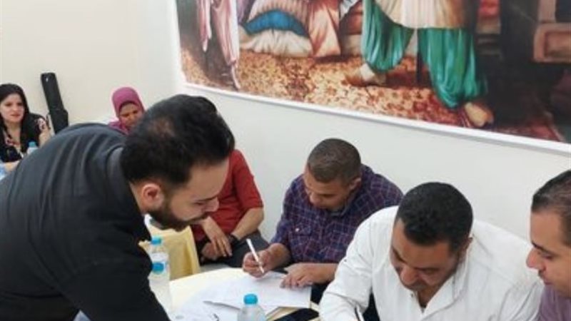 جانب من فاعليات التادريب